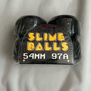 Slime Balls X PAC-MAN 54mm Black Vomit Mini Wheels